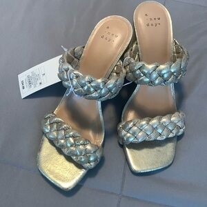 Gold sandals